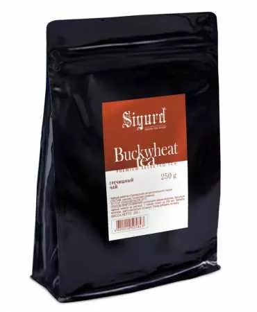 Чай Sigurd рассыпной BUCKWHEAT TEA, гречишный, 250 гр (замок zip-lock)