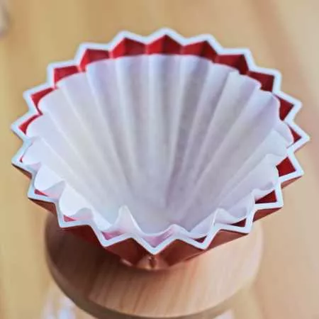 Воронка керамическая AnyBar Оригами, 3-4 чашки, красная
