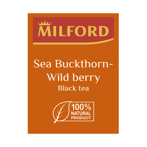 Чай MILFORD в пакетах на чашку Sea Buckthorn - Wild Berry, фруктовый, 200×1,50 г