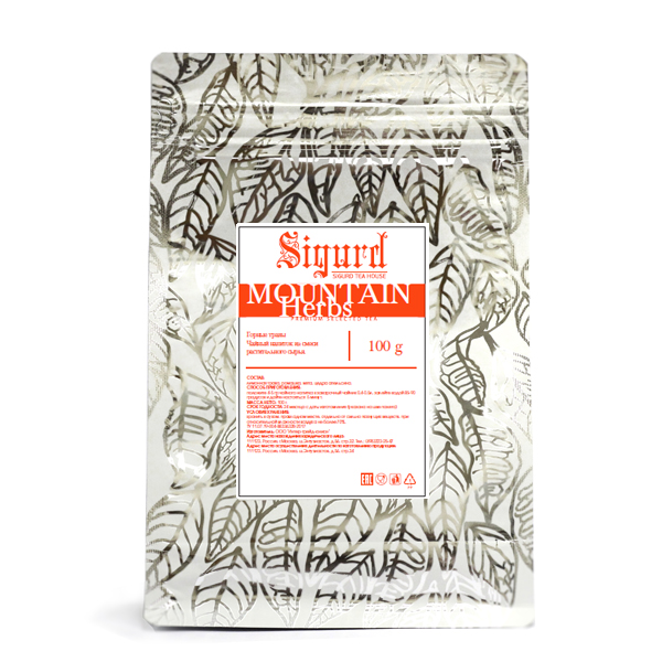 Чай Sigurd рассыпной MOUNTAIN HERBS, горные травы, 200 гр (замок zip-lock)