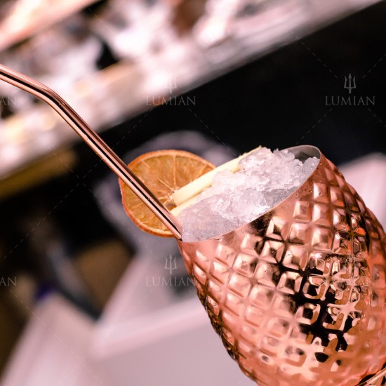 Бокал для напитков Lumian Pineapple, 500 мл, медного цвета