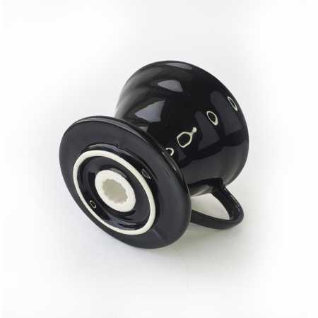 Воронка керамическая AnyBar V60-02, на 3-4 чашки, черная