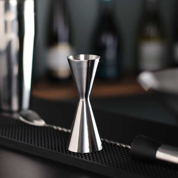 Джиггер AnyBar Afrodite 30/45 мл, серебро