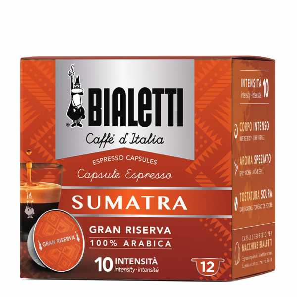 Кофе в капсулах Bialetti SUMATRA, 12 шт