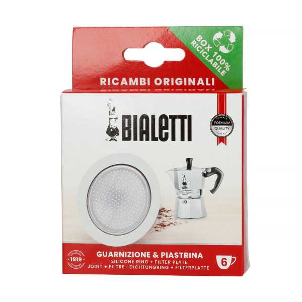 Уплотнитель для гейзерной кофеварки Bialetti на 6 порций, силиконовый