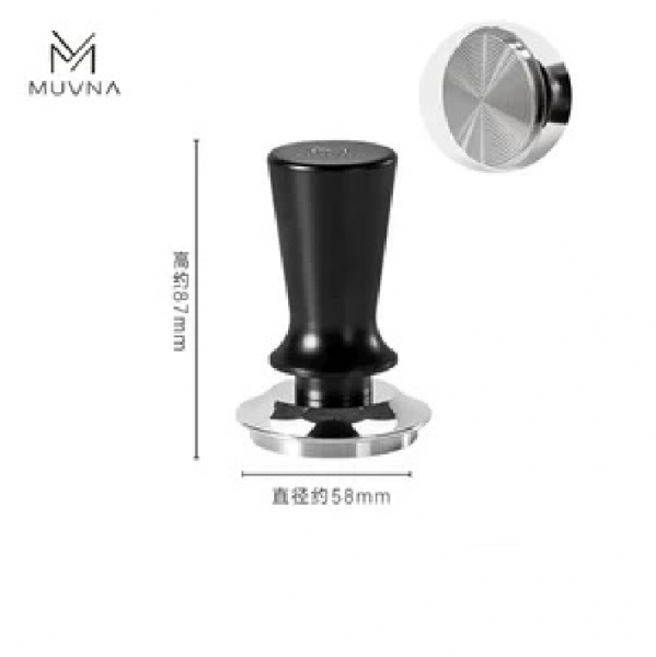 Темпер Muvna B-style Tamper D58, черный, резьба