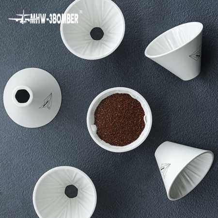 Воронка керамическая для приготовления кофе MHW-3BOMBER Meteor, белый