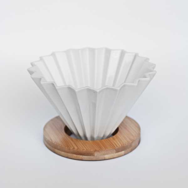 Воронка керамическая AnyBar Оригами, 3-4 чашки, белая