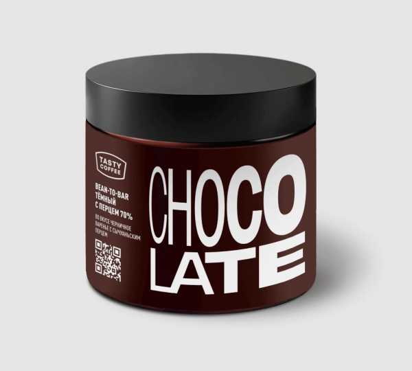 Тёмный горячий шоколад с перцем Tasty Coffee 70%, 350 г