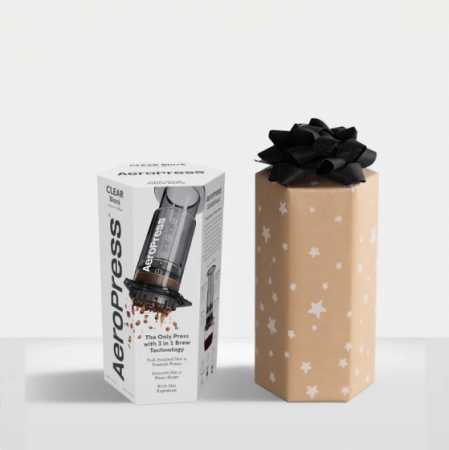 AeroPress Clear Black, аэропресс для кофе, черный