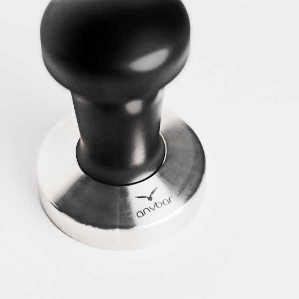Темпер AnyBar Metal D58,  ручкa из алюминия, черный