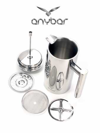 Френч-пресс AnyBar (кофейник), сталь, 350 мл