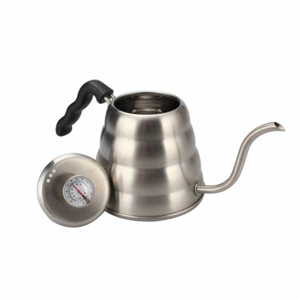 Чайник для альтернативного заваривания Drip Kettle  с термометром, сталь