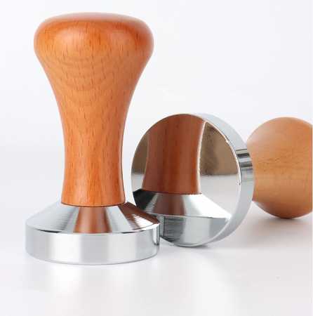Темпер AnyBar Classic D58, с деревянной ручкой, светлый бук 