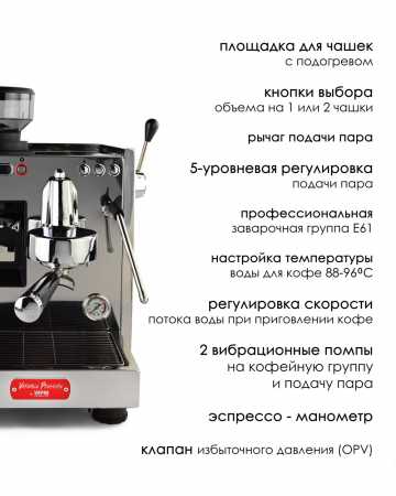 Рожковая кофеварка с кофемолкой WPM KD-310GBS