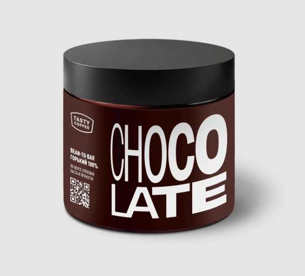 Горький горячий шоколад Tasty Coffee 100%, 200 г