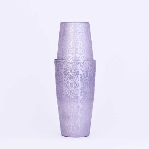 Шейкер AnyBar Yokai Boston Elf, 18-28 oz, матовое серебро с гравировкой