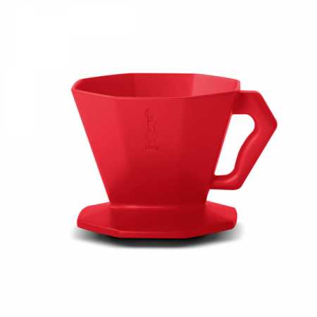 Пуровер (воронка) для заваривания кофе Bialetti, на 2 порции, красный, пластик