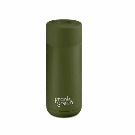 Термобутылка Frank Green Ceramic reusable cup, 595 мл (20oz), хаки