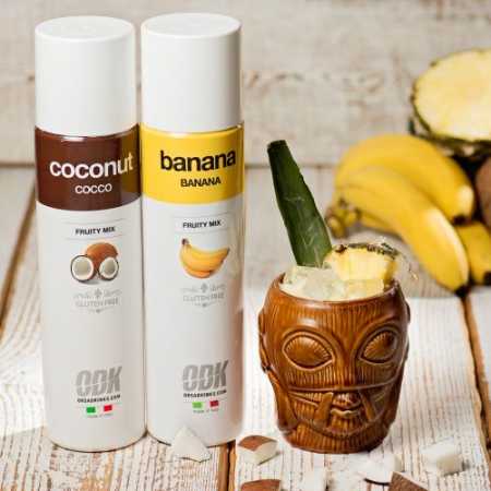 Фруктовое пюре Банан, ODK Fruity Mix, 1000 г