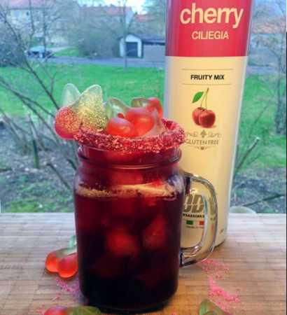 Фруктовое пюре Вишня, ODK Fruity Mix, 1000 г
