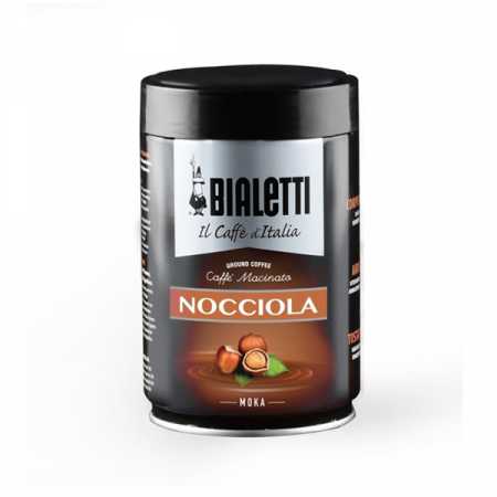 Кофе молотый Bialetti  NOCCIOLA, ореховый аромат, 50% арабики /50% робусты, 250 г, жестяная банка