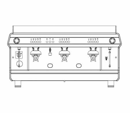 Astoria Tanya SAE/3, трехгрупповая автоматическая кофемашина, 380V, черный 
