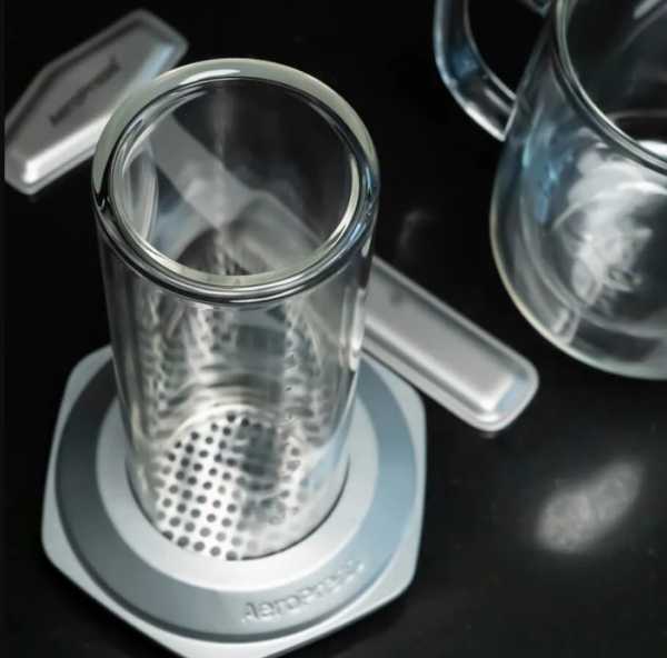 AeroPress Premium, аэропресс для кофе, стекло и металл