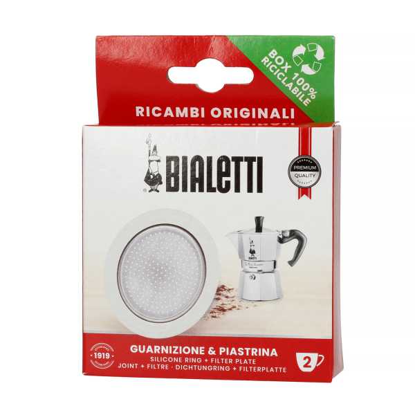 Уплотнитель для гейзерной кофеварки Bialetti на 2 порции, силиконовый