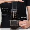 AeroPress Clear Black, аэропресс для кофе, черный