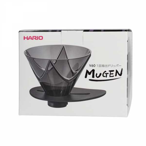Воронка пластиковая для заваривания кофе Hario Mugen, черная