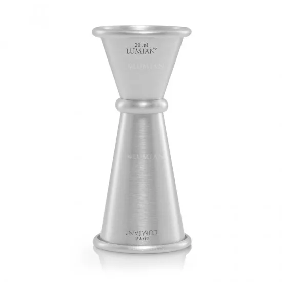 Джиггер Lumian Japanese 20/40 мл, матовое серебро