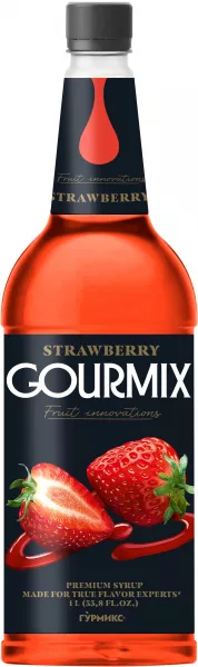 Сироп Gourmix (бывш. DaVinci) Fruit Innovations Клубника, 1000 мл