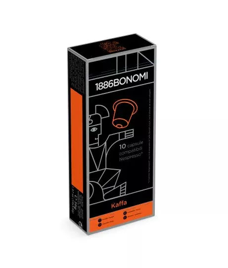 Кофе в капсулах для к/м Nespresso Bonomi Kaffa, 1 упаковка  10 шт. по 5.2 гр.