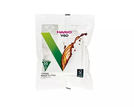Фильтры Hario V60 бумажные VCF-01-100W (Япония), 100 шт