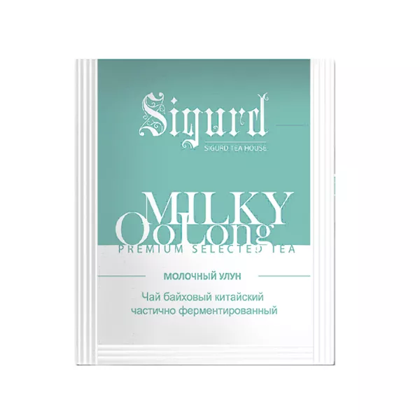 Чай Sigurd в пакетах на чашку MILKY OOLONG молочный улун, 150*2г