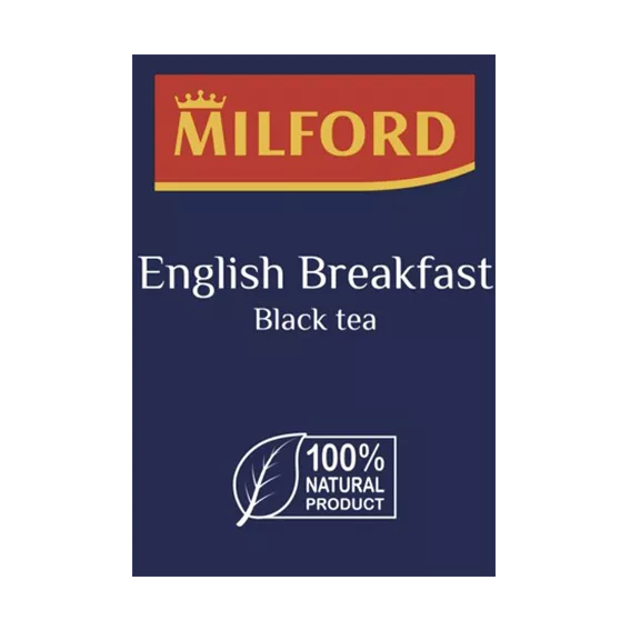 Чай MILFORD в пакетах на чашку English Breakfast, черный, 200×1,75 г