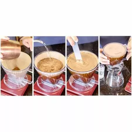 Воронка имерсионная Tiamo SMART2COFFEE Clever, красная