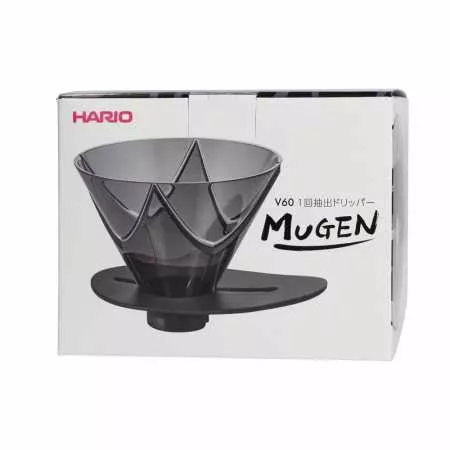 Воронка пластиковая для заваривания кофе Hario Mugen 02, черная