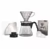 Воронка пластиковая Hario V60-02 и чайник, прозрачный