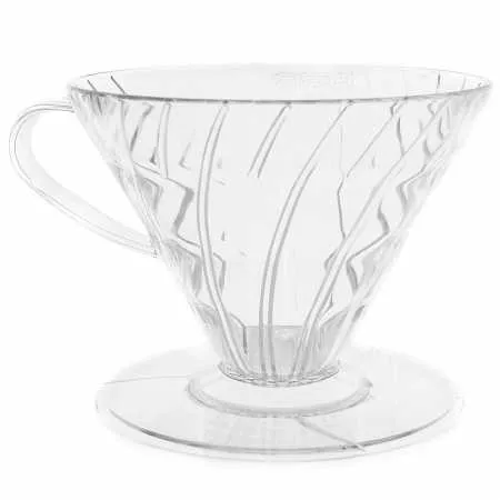Воронка пластиковая для приготовления кофе Hario VD-02T, прозрачная