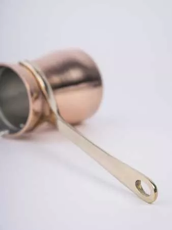 Турка медная гладкая MG c оловянным покрытием, 440 мл