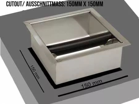 Нок-бокс JoeFrex Counter Top S, врезной, сквозной