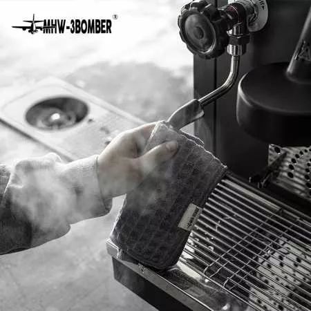 Полотенце бариста MHW-3BOMBER, 30х30 см, темно-серый