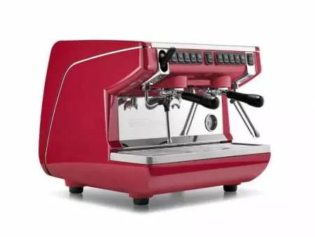 Nuova Simonelli Appia Life Compact, 2-гр автоматическая кофемашина, высокая группа, красный