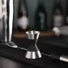 Джиггер AnyBar Mr Slim Silicone 30/45, матовое серебро